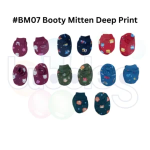 Booty Mitten Set Deep Print
